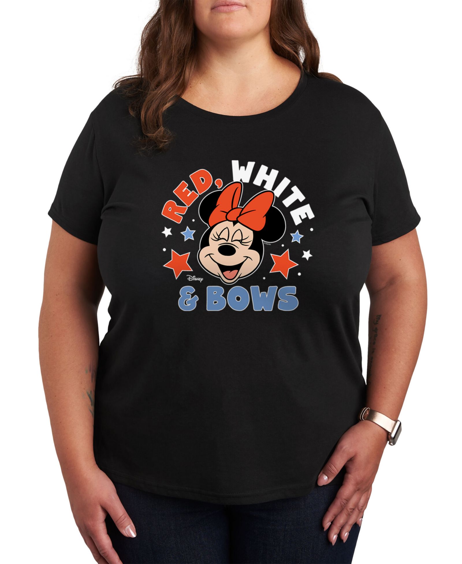Футболка Hybrid Apparel Trendy Plus Size Minnie Mouse Graphic