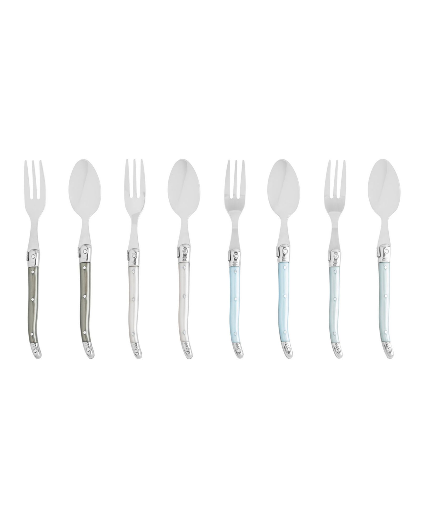 Набор ложек и вилок для десерта French Home Laguiole 8-Piece