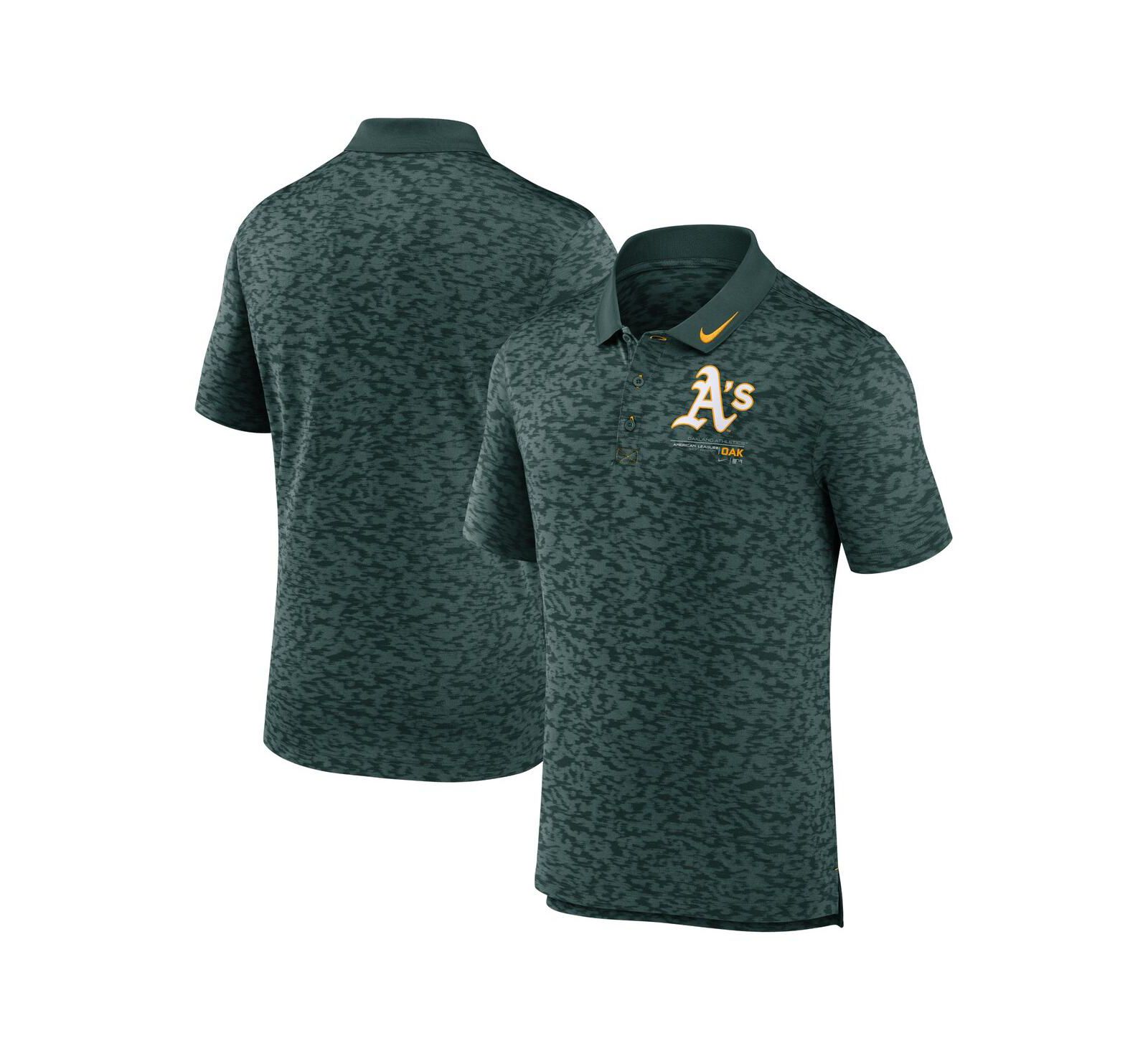 Мужская polo-рубашка Nike Oakland Athletics Performance Green