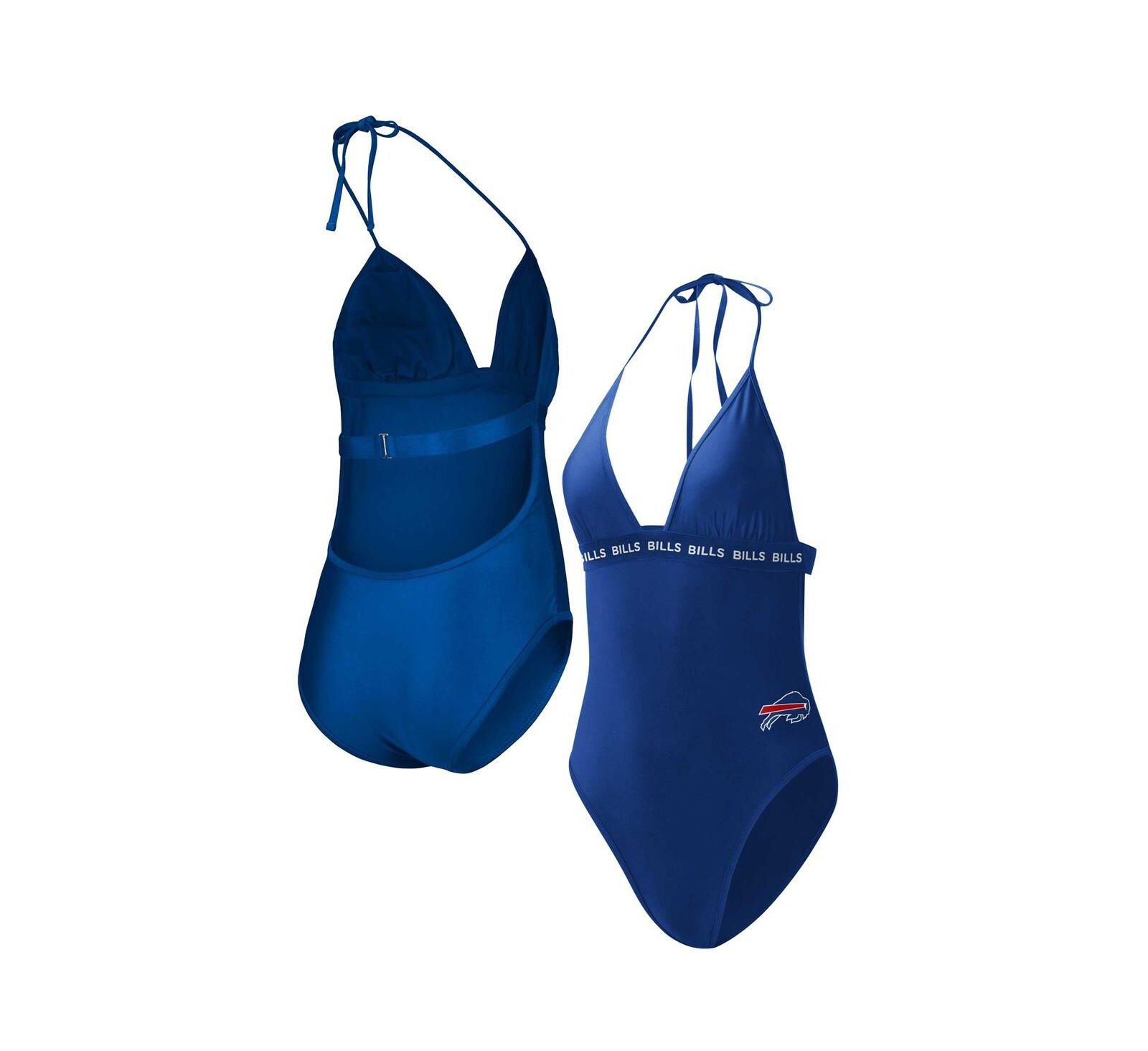 Women's G-III 4Her by Carl Banks Royal Buffalo Bills Full Count One-Piece Swimsuit
