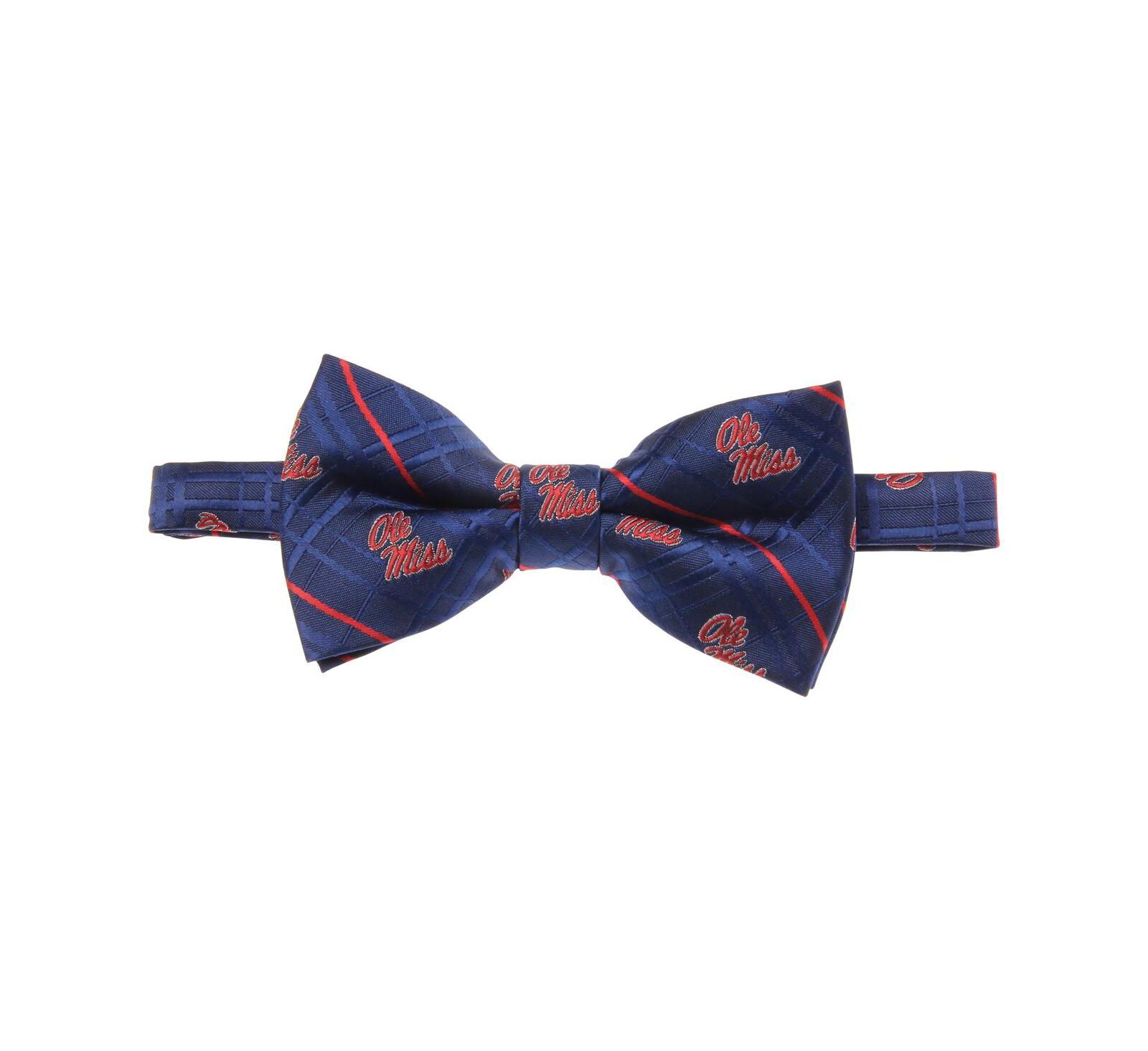 Men's Blue Ole Miss Rebels Oxford Bow Tie