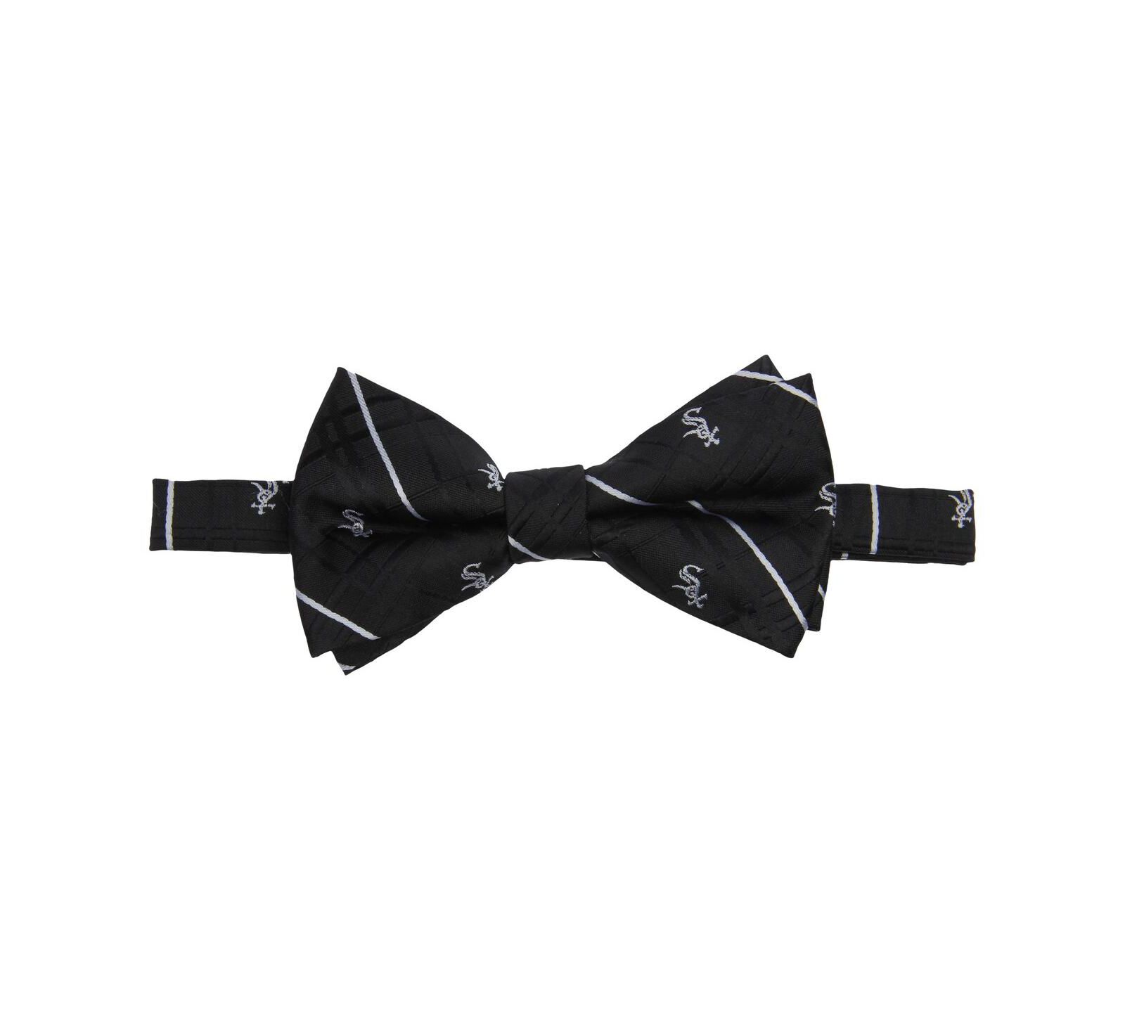 Men's Black Chicago White Sox Oxford Bow Tie