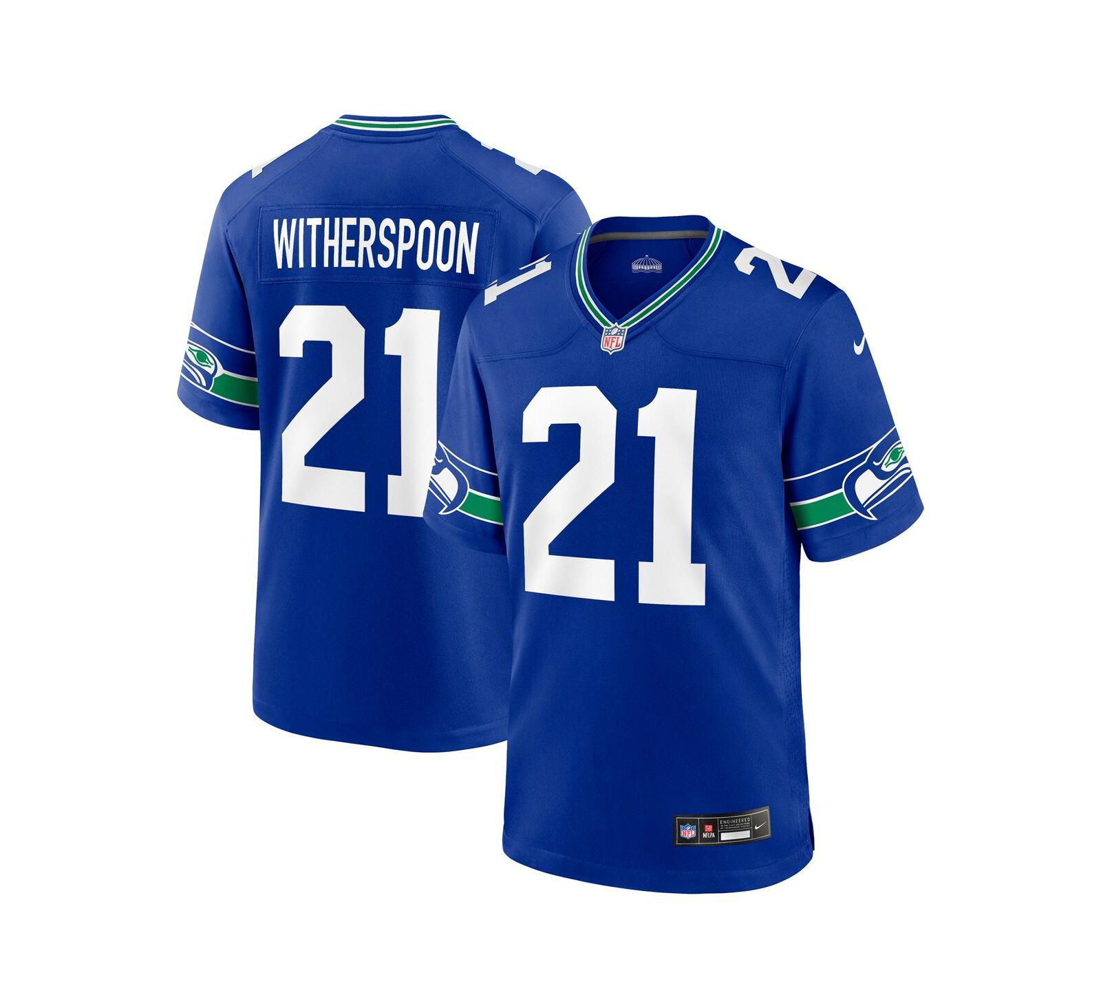 Nike Men's Devon Witherspoon College Seattle Seahawks 2023 NFL Draft First Round Pick Game Jersey