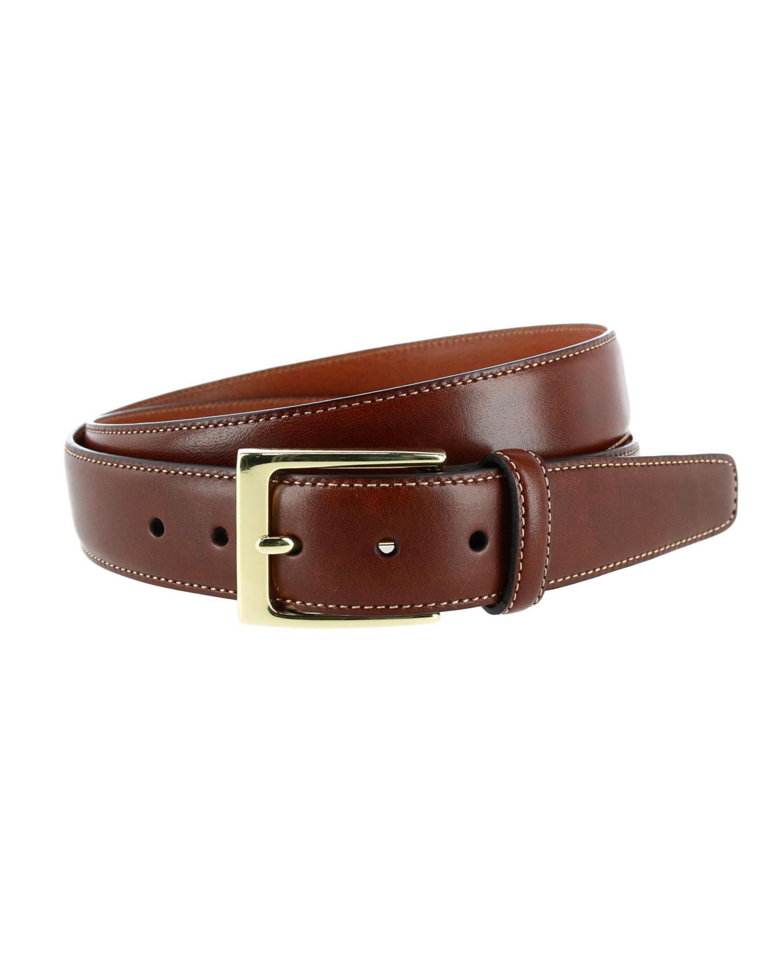 TRAFALGAR Men's Classic 30mm Cortina Leather Belt
