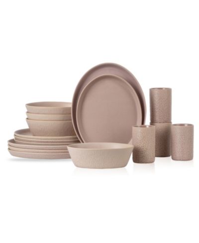 Stone by Mercer Project Katachi 16 Pc. Dinnerware Set, Service for 4