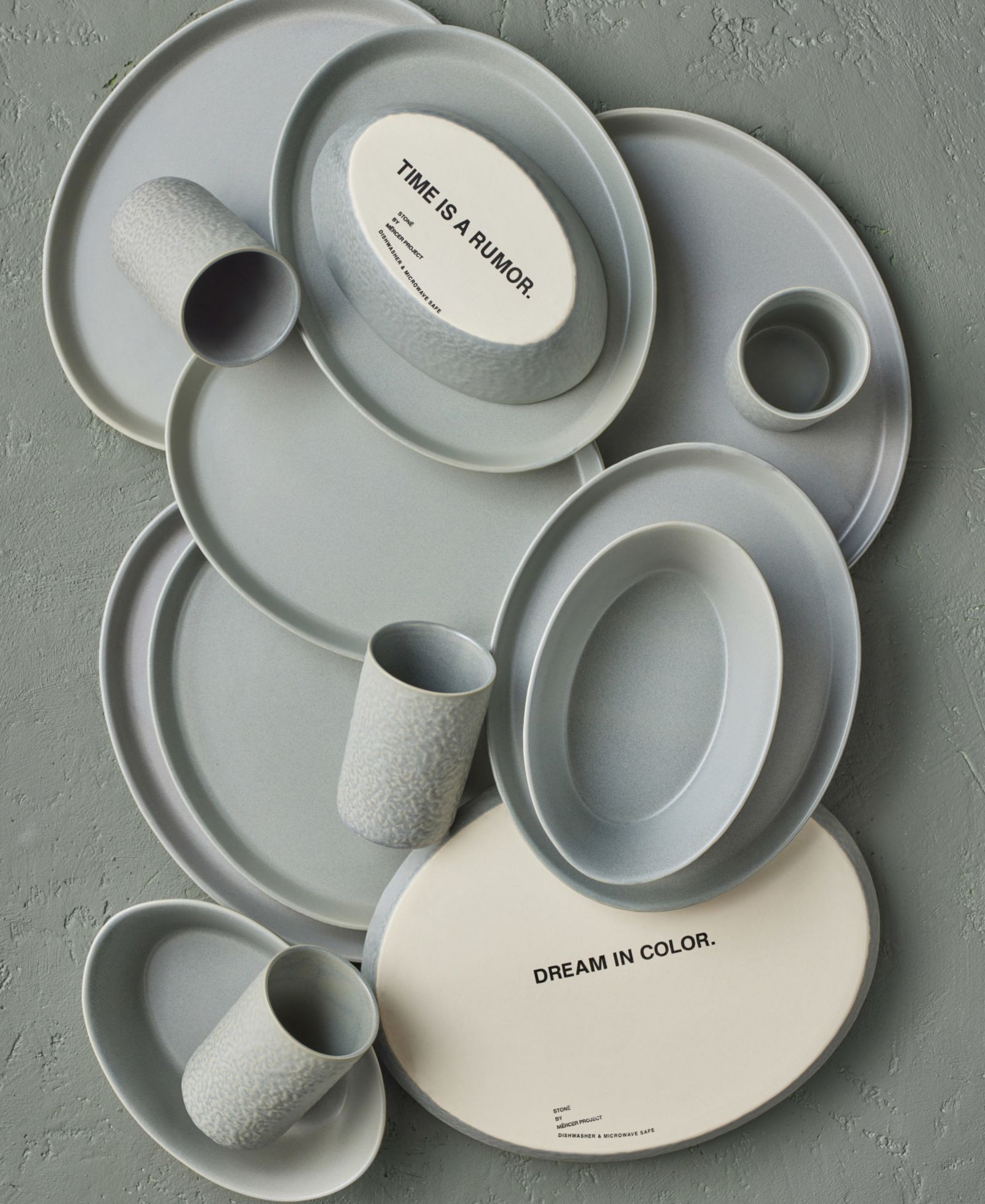 Stone by Mercer Project Katachi 32 Pc. Dinnerware Set, Service for 8