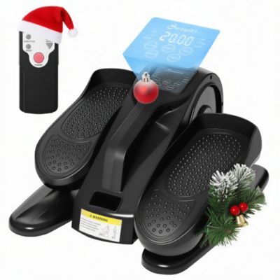 Soozier Foot Pedal Exerciser Mini Rehabilitation Bike w/ Remote and LCD Display