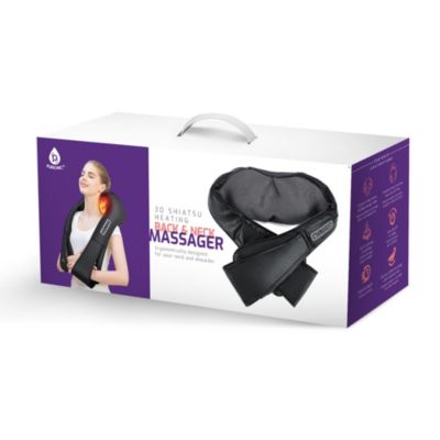 Массажер для спины и шеи Pursonic 3D Shiatsu с подогревом