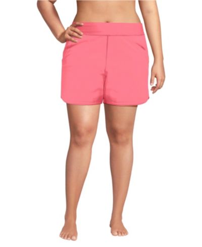 Пляжные шорты Lands' End Plus Size SunShade UPF 50 с трусиками