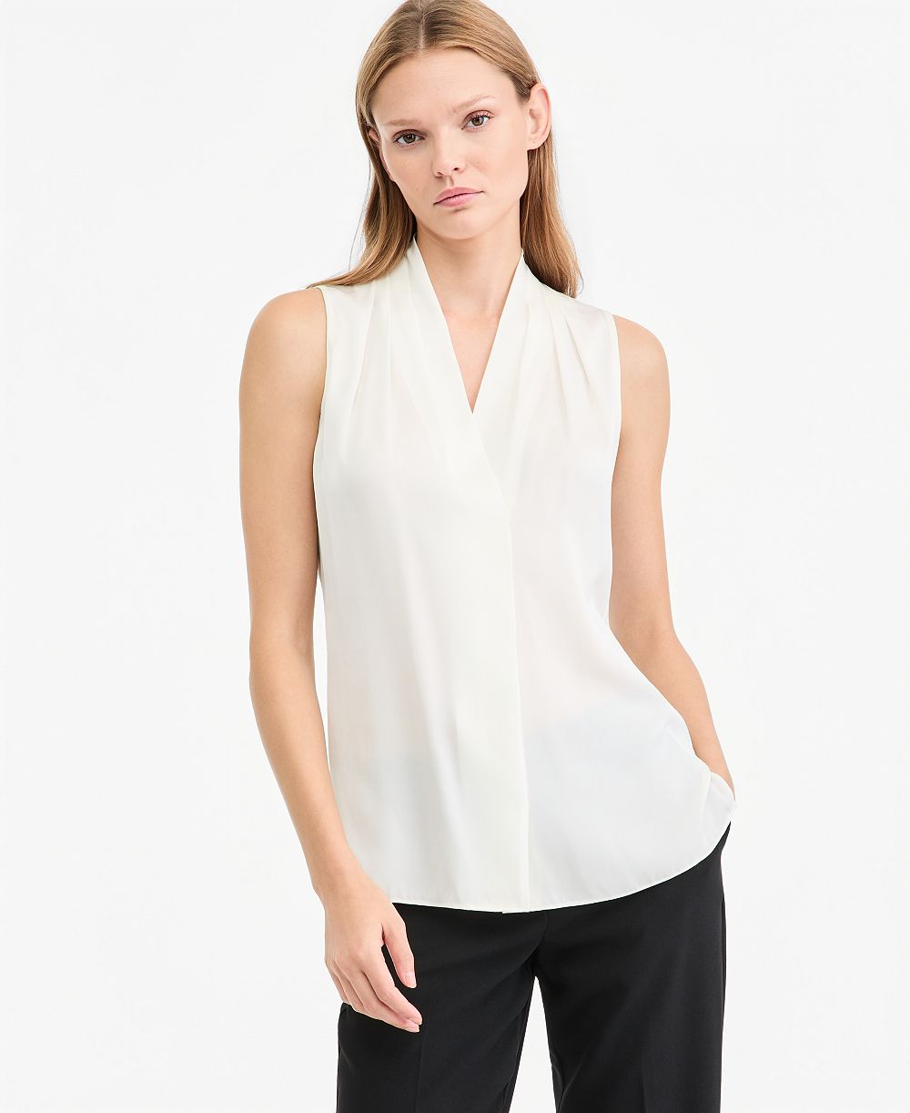 Kobi Halperin Women's Mila Sleeveless V-Neck Wrap Blouse