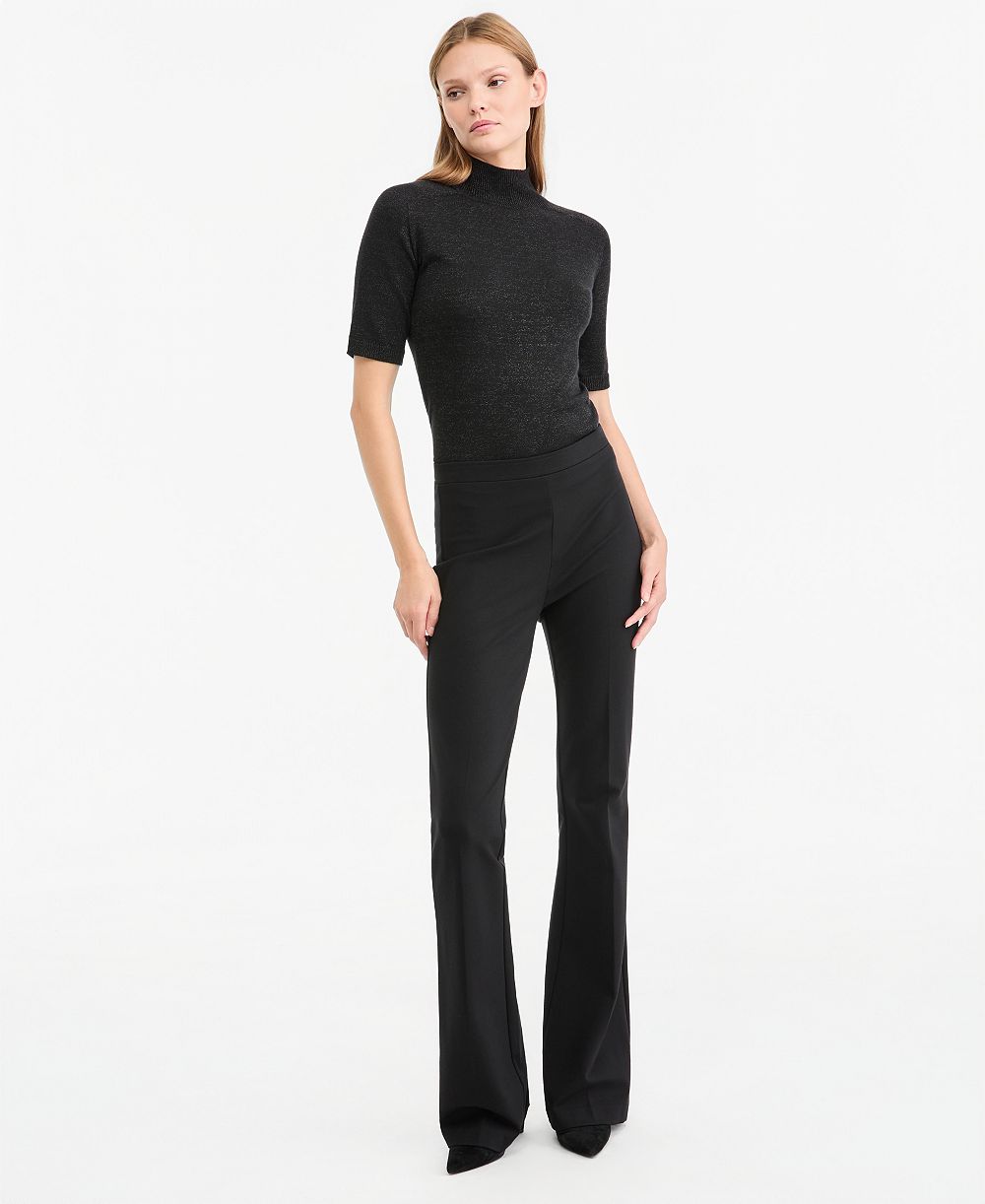 Kobi Halperin Women's Meghan High-Waisted Flared Pull-On Pants