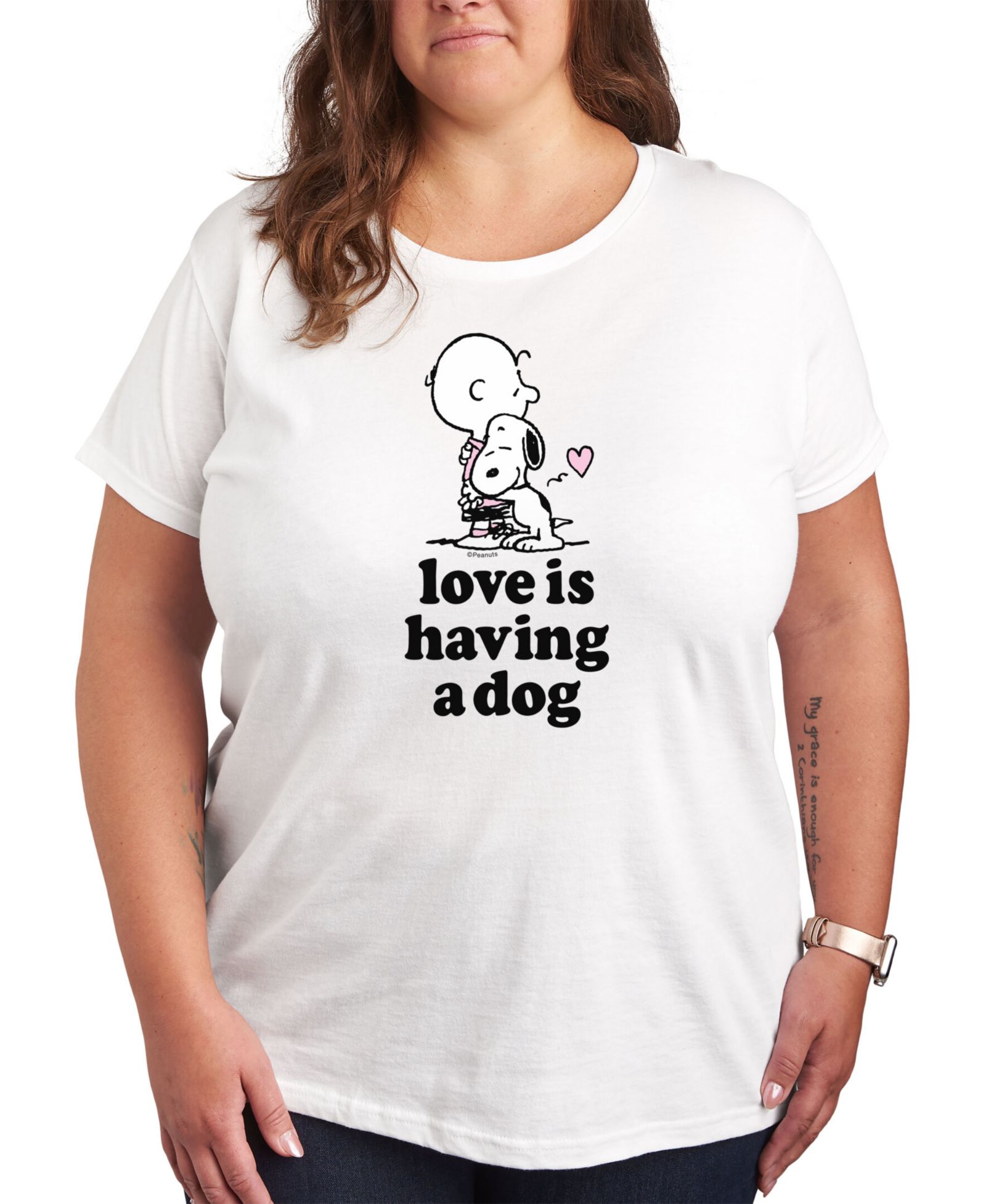 Hybrid Apparel футболка Peanuts Graphic Plus Size