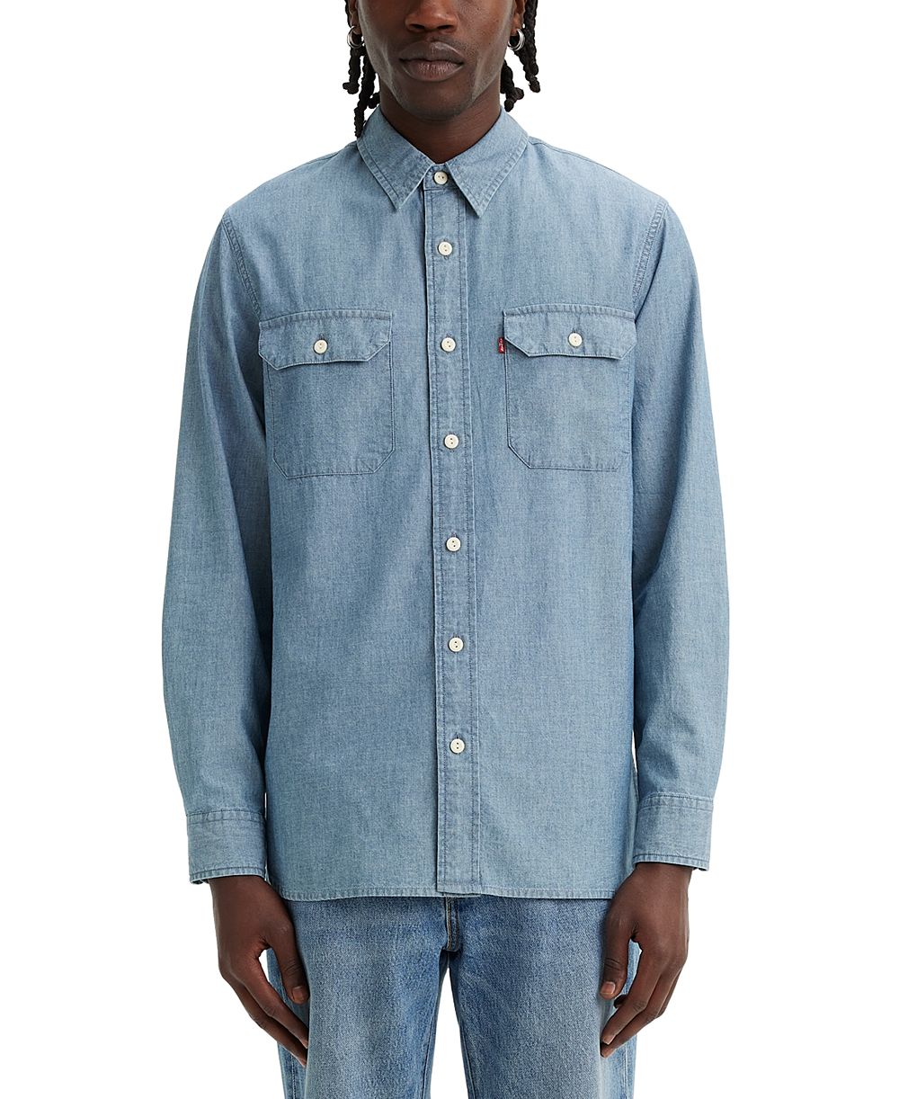 Levi's® Men's Worker Relaxed-Fit Button-Down Chambray Shirt