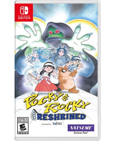 Pocky & Rocky Reshrined Action Adventure Shooter Nintendo Switch