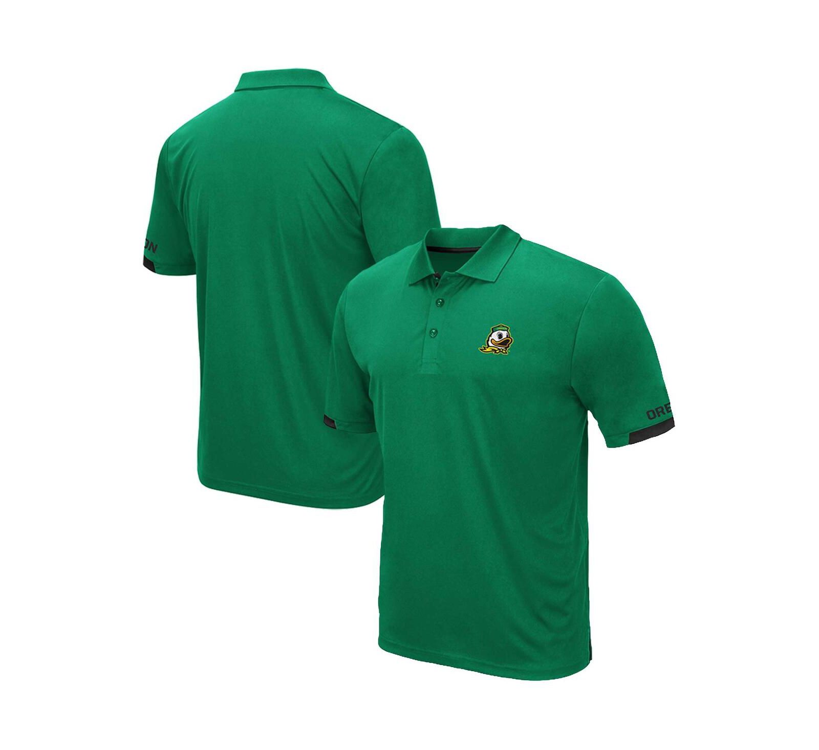 Мужская рубашка-поло Colosseum Green Oregon Ducks Big and Tall Santry