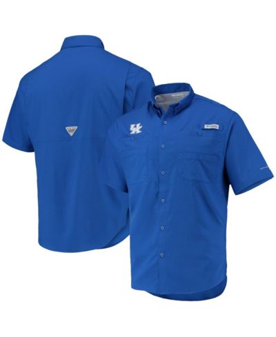Мужская рубашка Columbia Royal Kentucky Wildcats Tamiami Omni-Shade Button-Down