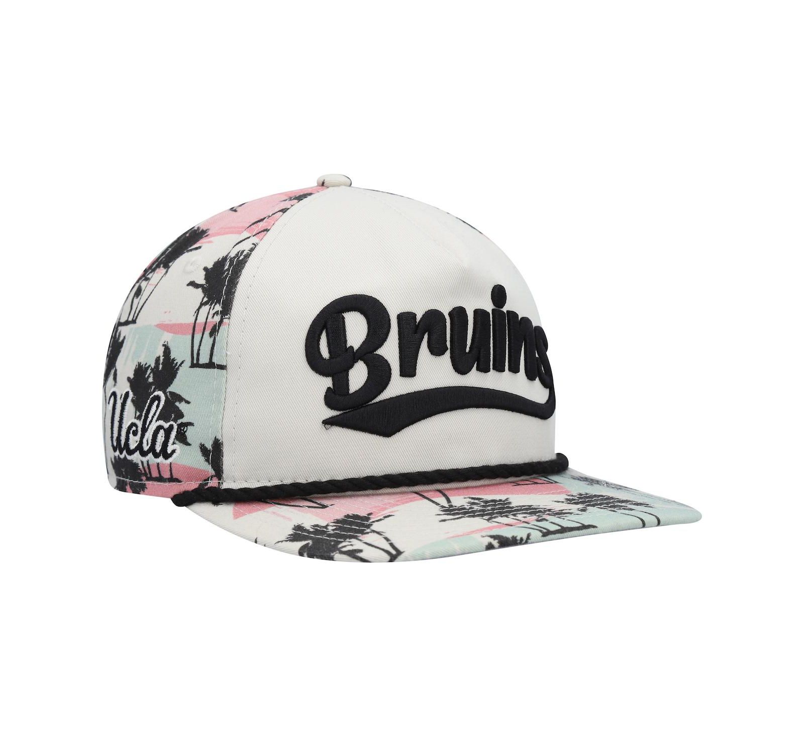 Men's New Era Cream UCLA Bruins High Tide Golfer Snapback Hat