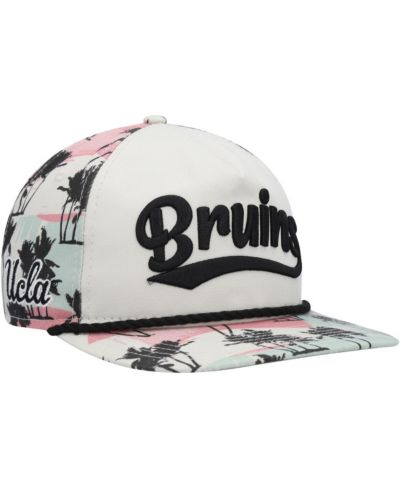 Men's New Era Cream UCLA Bruins High Tide Golfer Snapback Hat