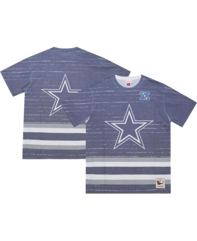 Футболка Men's Mitchell & Ness Navy Dallas Cowboys Jumbotron 3.0