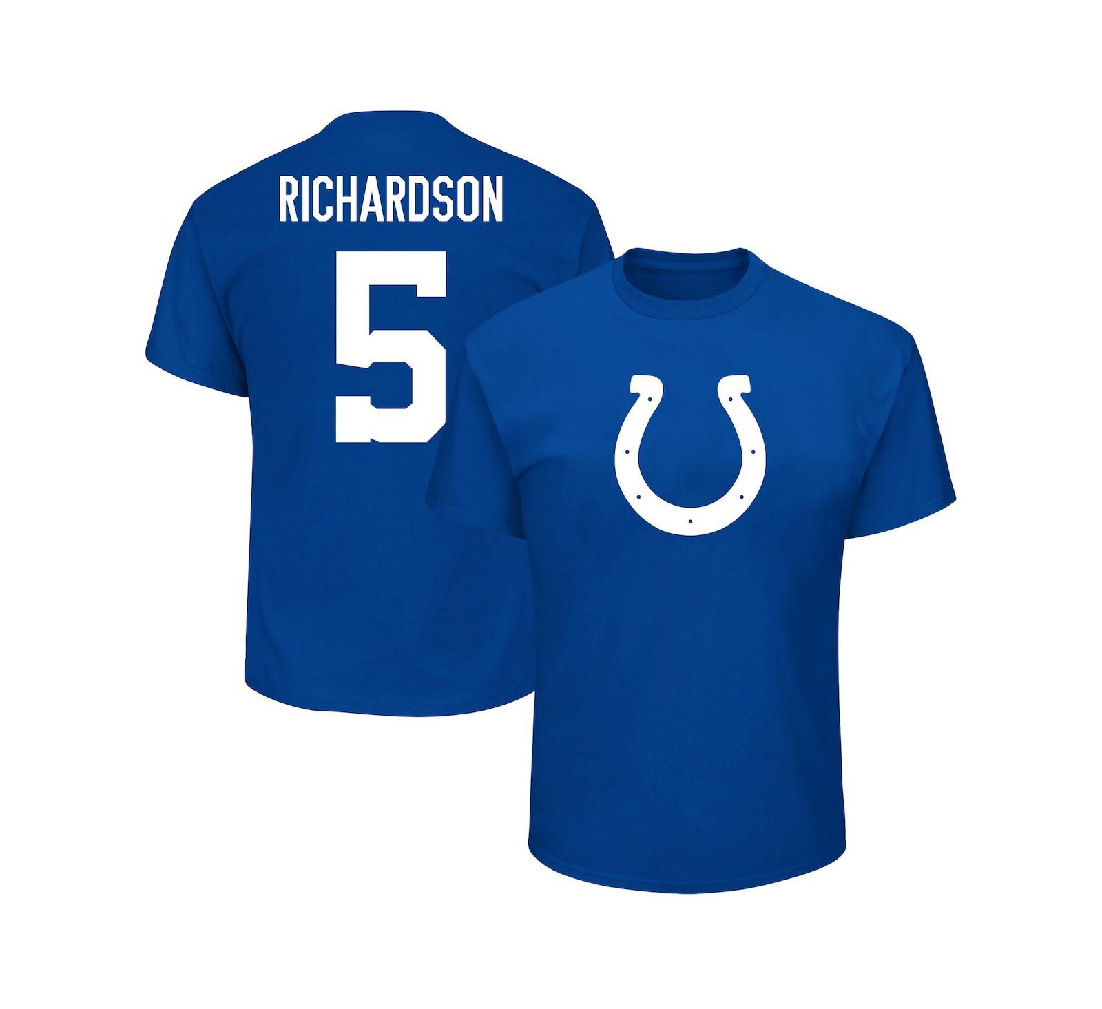 Fanatics Мужская футболка Anthony Richardson Indianapolis Colts Big and Tall