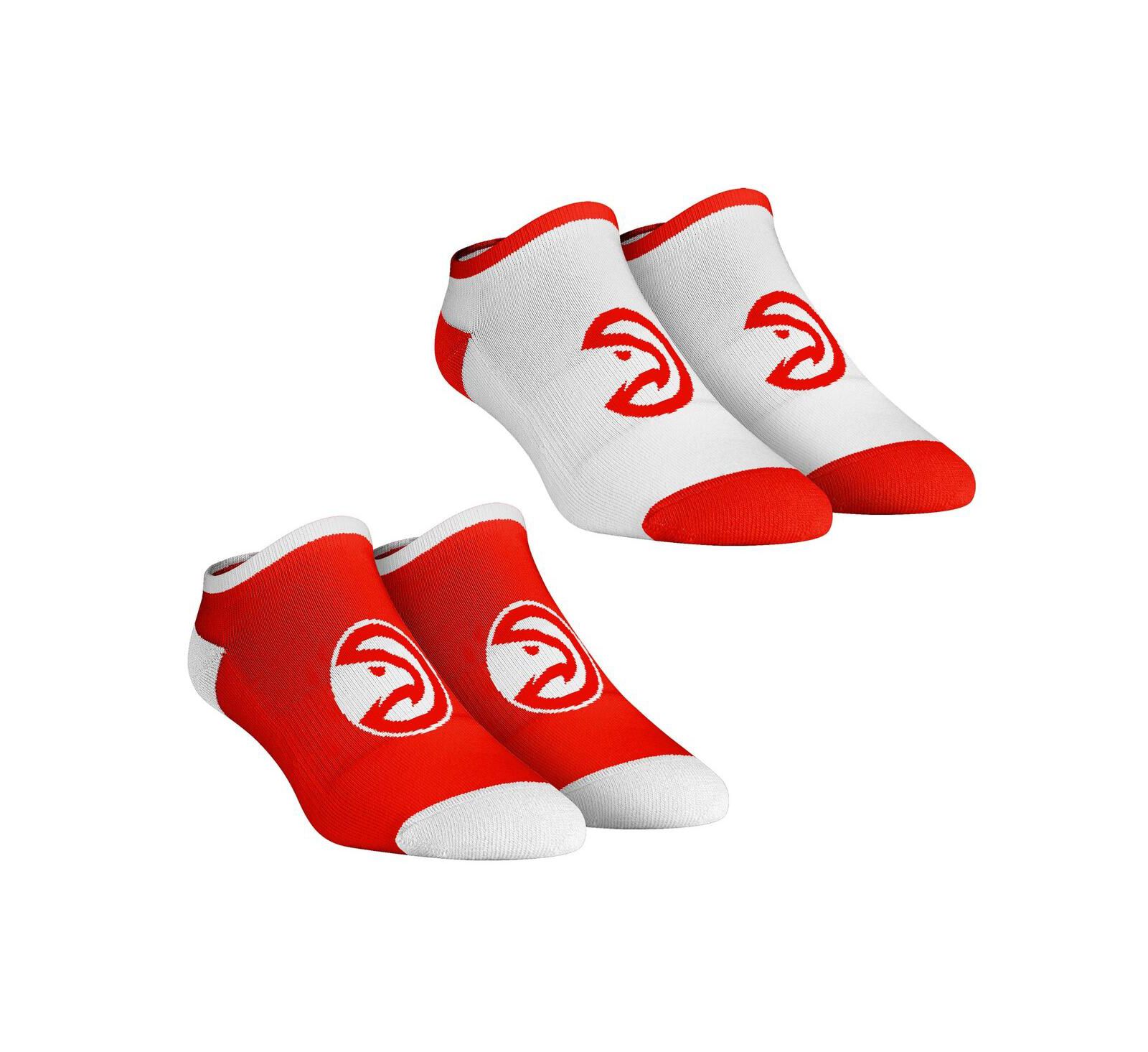 Women's Rock 'Em Socks Atlanta Hawks Core Team 2-Pack Low Cut Ankle Sock Set