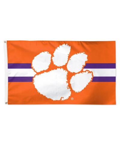 Флаг Wincraft Clemson Tigers 3' x 5' Horizontal Stripe Deluxe Single-Sided Flag