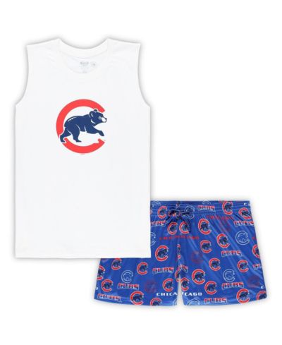 Женский комплект Concepts Sport White Royal Chicago Cubs Plus Size