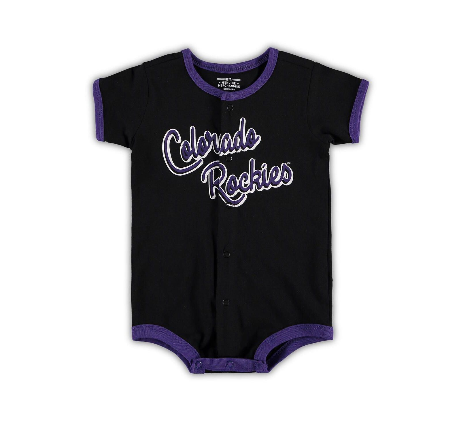 Ромпер для младенцев Colorado Rockies Black