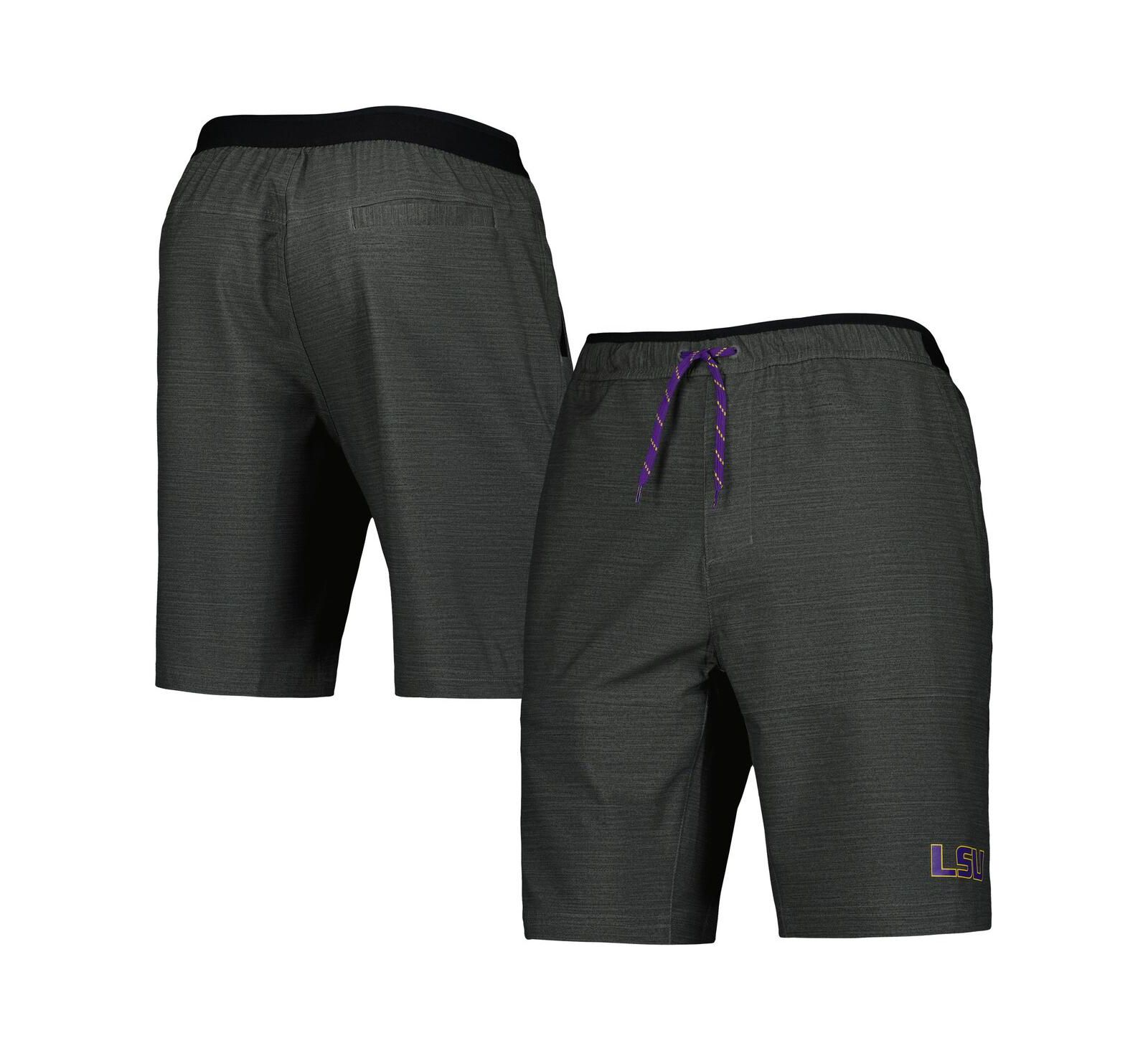 Men's Columbia Gray LSU Tigers Twisted Creek Omni-Shield Shorts