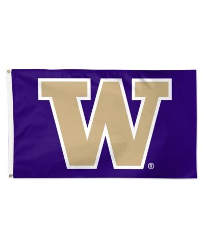 Односторонний флаг Wincraft Washington Huskies с основным логотипом 3' x 5'