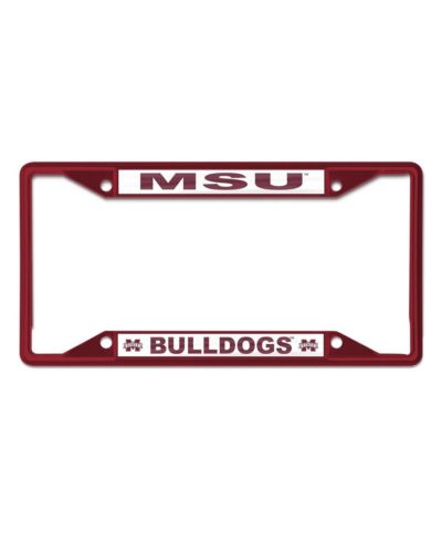 Рамка для номерного знака Wincraft Mississippi State Bulldogs Chrome Color