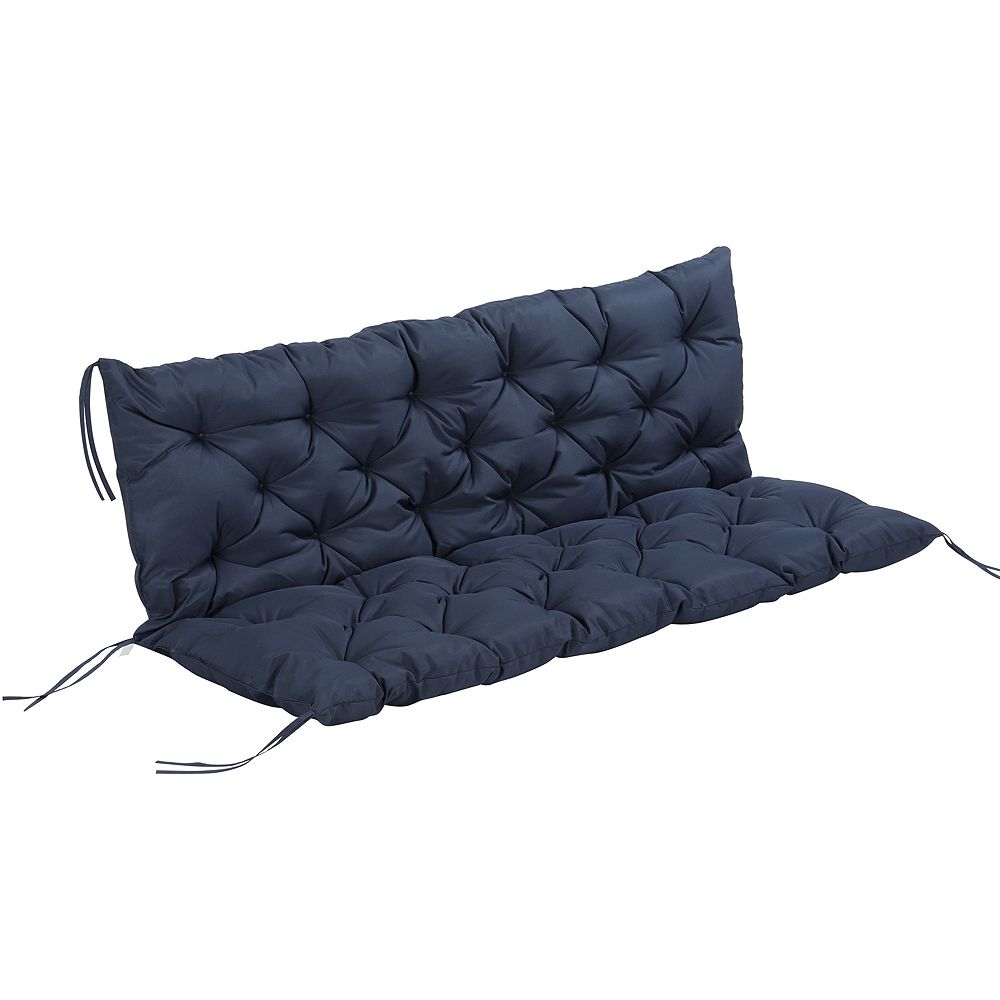 Outsunny садовые качели 59" x 38" 3 Seater темные