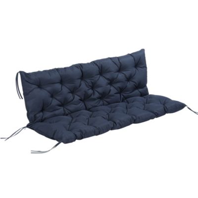 Outsunny садовые качели 59" x 38" 3 Seater темные