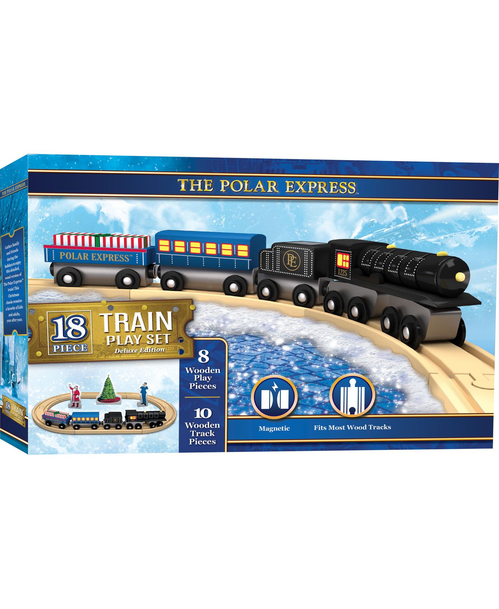 Игрушечный поезд Masterpieces The Polar Express Toy Train Set - Deluxe Edition