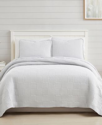 Комплект из 3 предметов Southshore Fine Linens Grid Quilt Set, Queen
