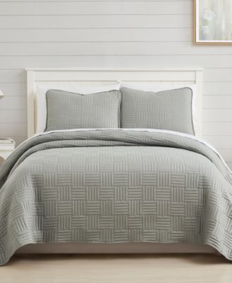 Комплект из 2 стеганых покрывал Southshore Fine Linens Grid, Twin