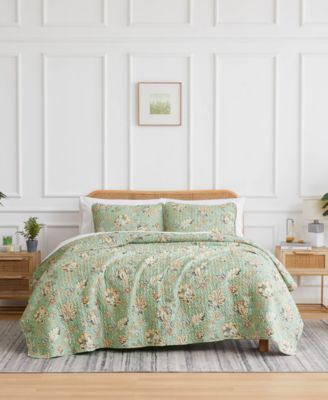 Southshore Fine Linens Jacobean Willow Oversized комплект из 3 предметов Quilt, Queen