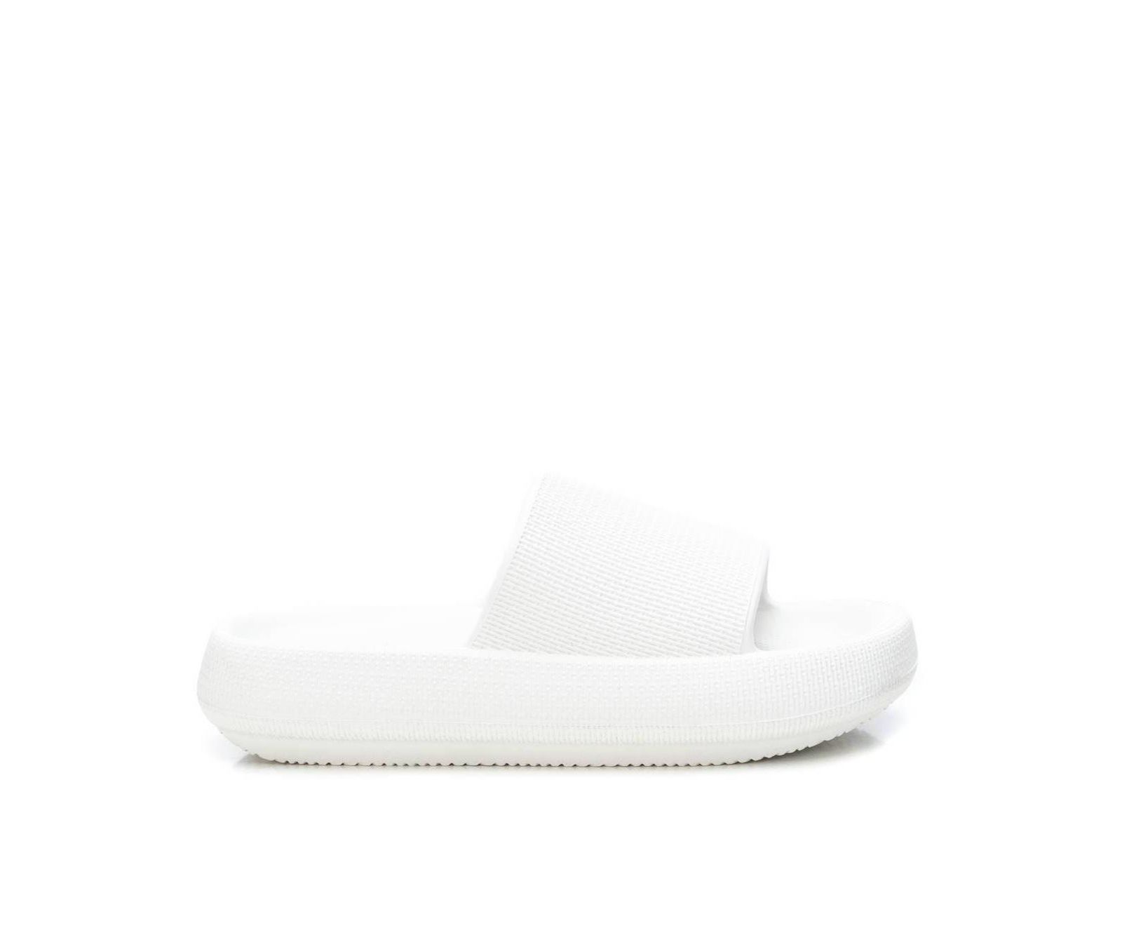 Женские резиновые плоские сандалии XTI, White