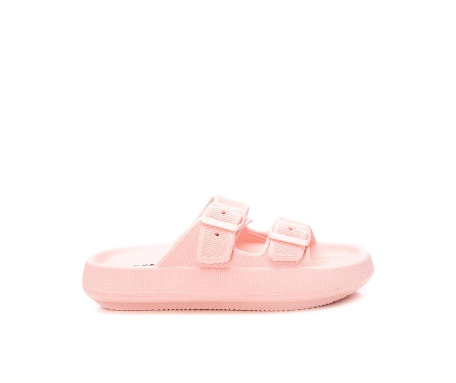 Women's Rubber Flat Sandals By XTI,  Pink