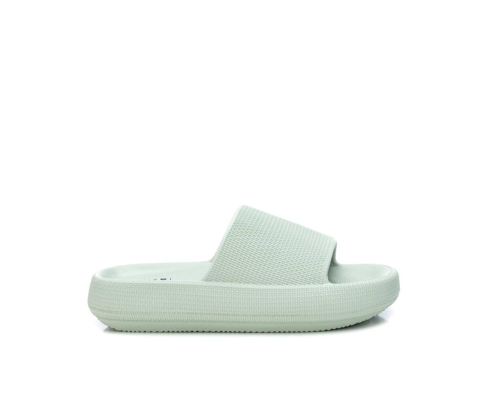 Women's Rubber Flat Sandals By XTI,  Aqua