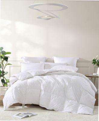 Royal Luxe All Season Warmth White Goose Feather and Down Fiber Comforter, Twin, Exclusively at Macy’s