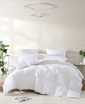 Royal Luxe All Season Warmth White Goose Feather and Down Fiber Comforter, Full/Queen, Exclusively at Macy’s