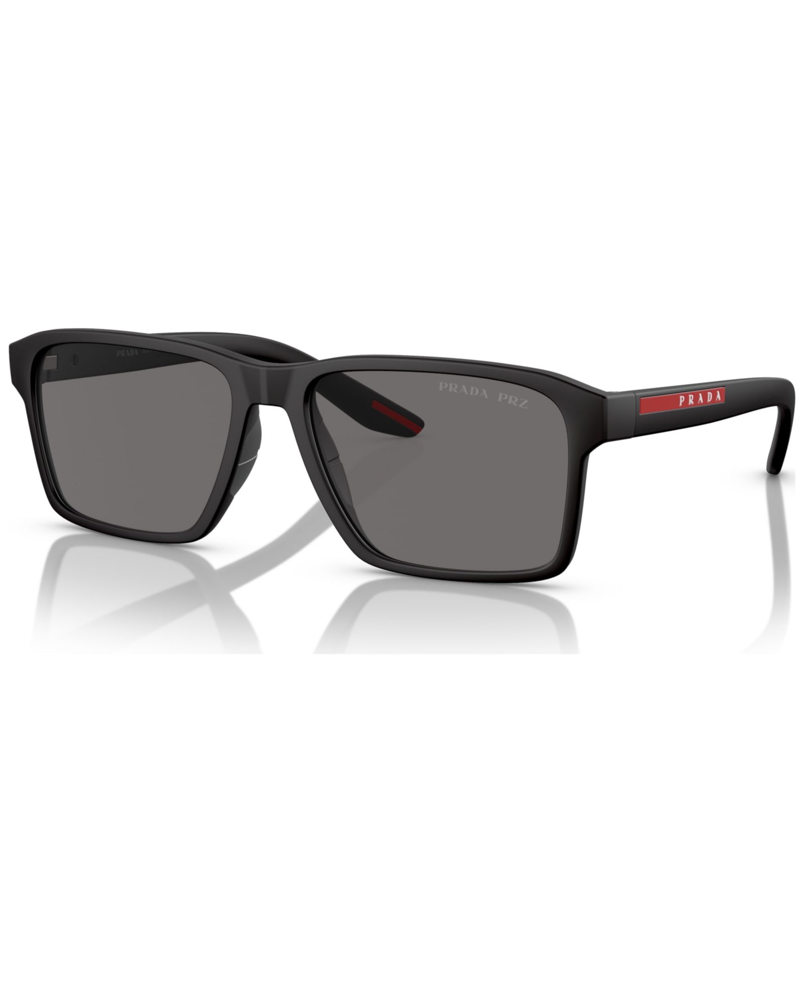Мужские поляризованные солнцезащитные очки PRADA LINEA ROSSA Low Bridge Fit PS 05YSF