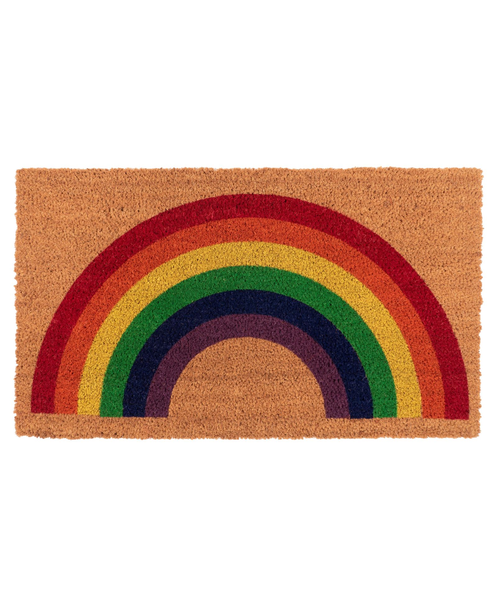KAF Home Коврик для ног из кокосового волокна, Rainbow