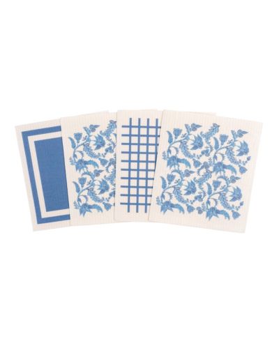 KAF Home Swedish Dish Cloths, Batik, Set of 4