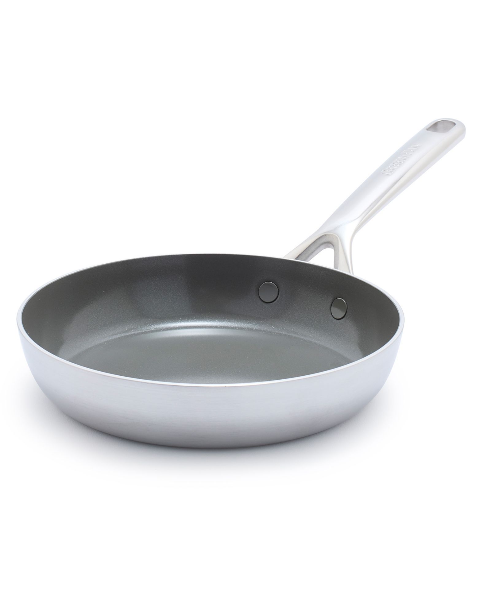 Сковорода GreenPan GP5 Stainless Steel с керамическим антипригарным покрытием, 8"