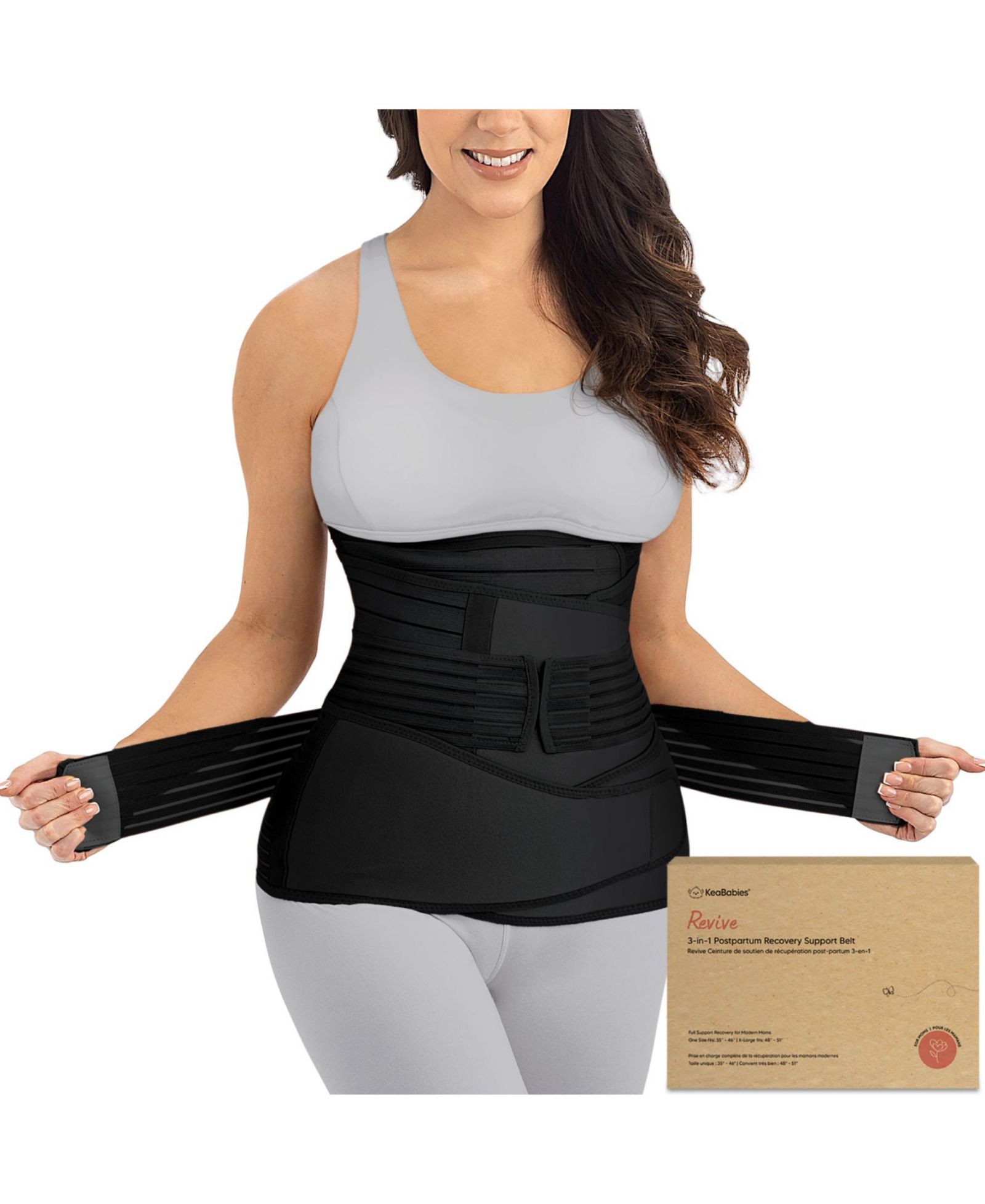 Пояс KeaBabies Maternity Revive 3 in 1 Postpartum Belly Band Wrap
