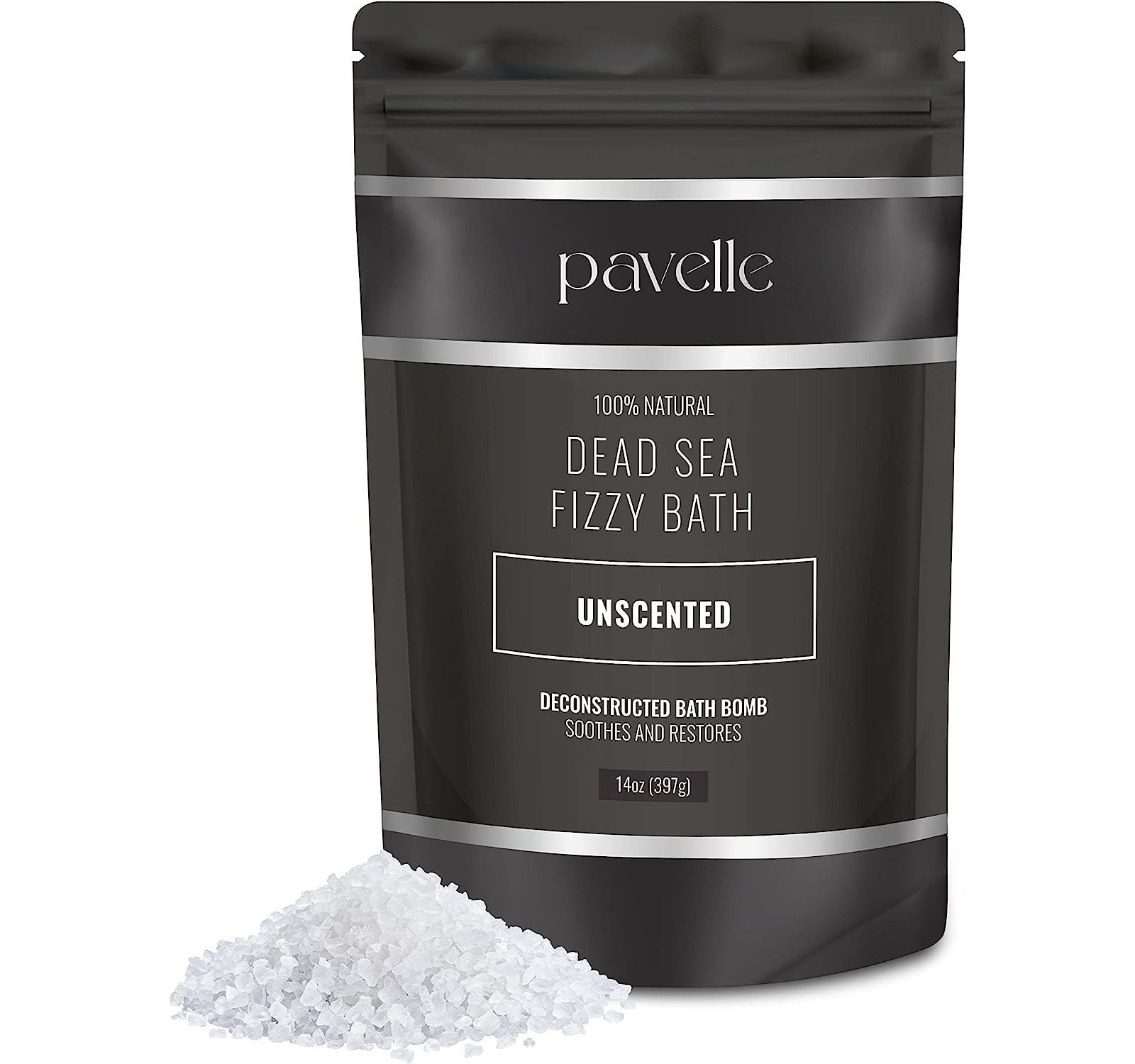 Шипучка для ванны Pavelle Dead Sea Fizzy Bath, Sea Salt Bath Fizz, Unscented