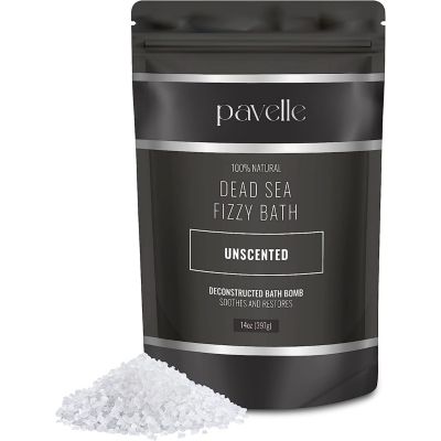 Шипучка для ванны Pavelle Dead Sea Fizzy Bath, Sea Salt Bath Fizz, Unscented