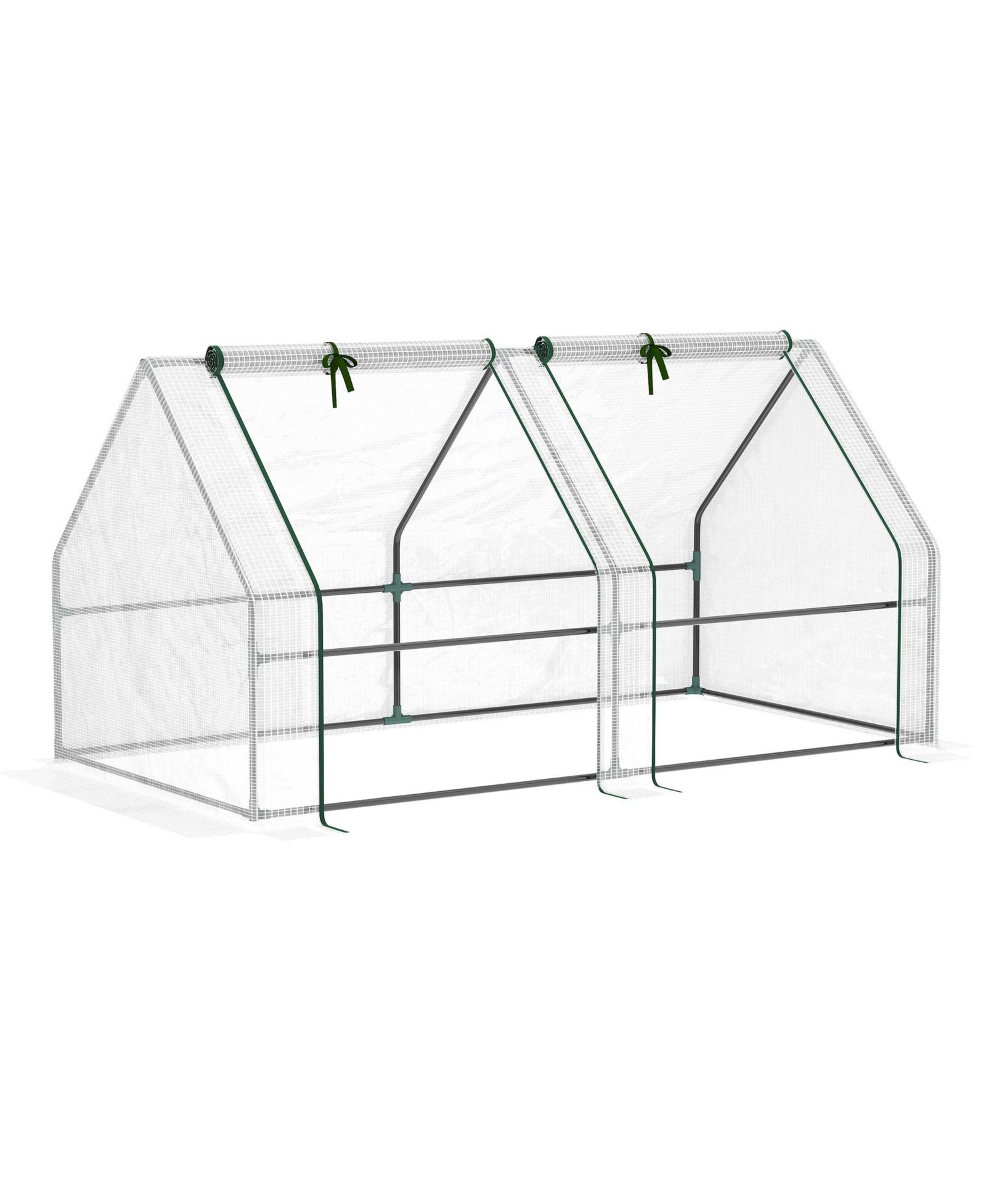 Outsunny 6' x 3' x 3' Portable Mini house with Windows,